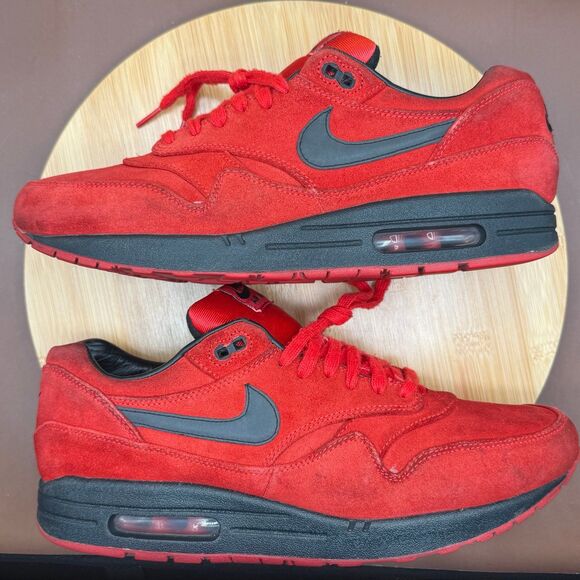Nike Air Max 1 ‘Pimento’ Suede (2013) Mens Sz 11.5 main image 10